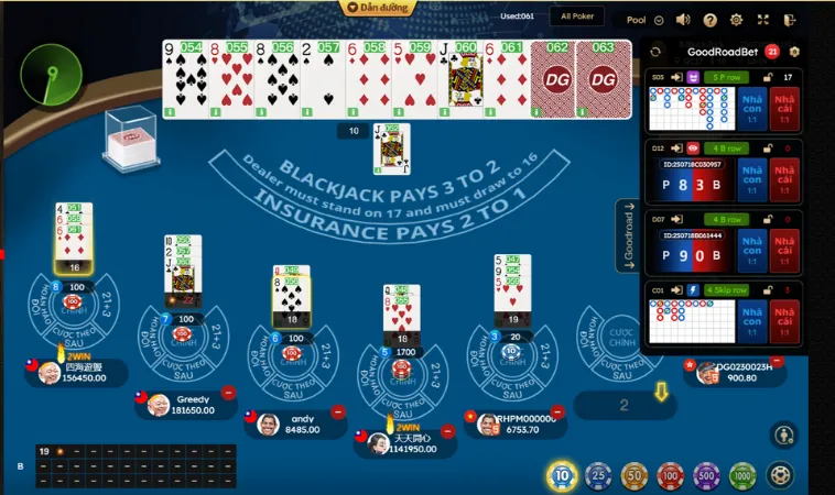 Blackjack AE888 Cơ Hội Vàng Để Thắng Lớn Mỗi Ngày 2 Bàn chơi Blackjack AE888