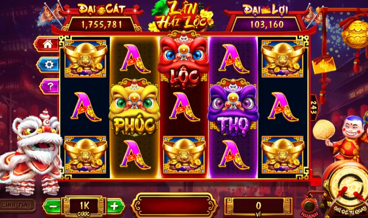 Chinh Phục Nổ Hũ Lân Hái Lộc AE888 Nhận Thưởng Jackpot Khủng 2 Các biểu tượng trong Nổ Hũ Lân Hái Lộc AE888
