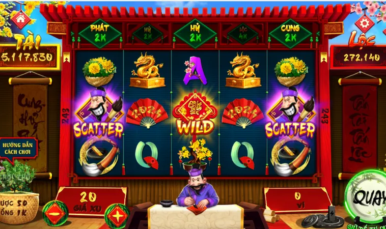 Săn Jackpot Nổ Hũ Ông Đồ AE888 Để Trúng Thưởng Cực Khủng 2 Các biểu tượng trong game Nổ Hũ Ông Đồ AE888
